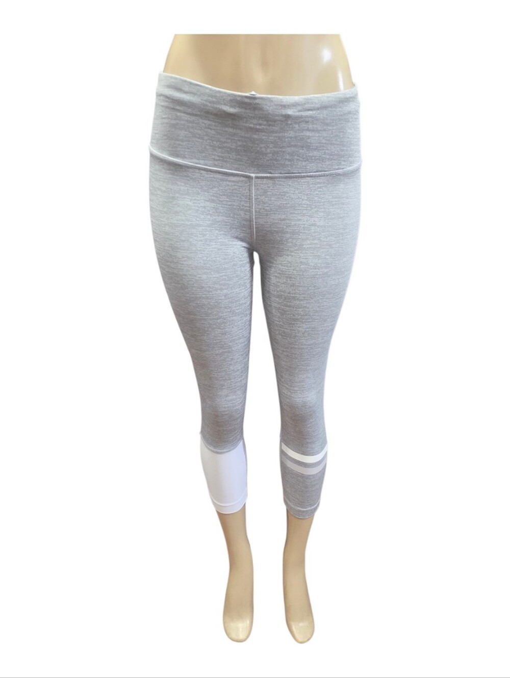 Mondetta Space Dye High Rise Crop Leggings with Mesh Detail Sz XS